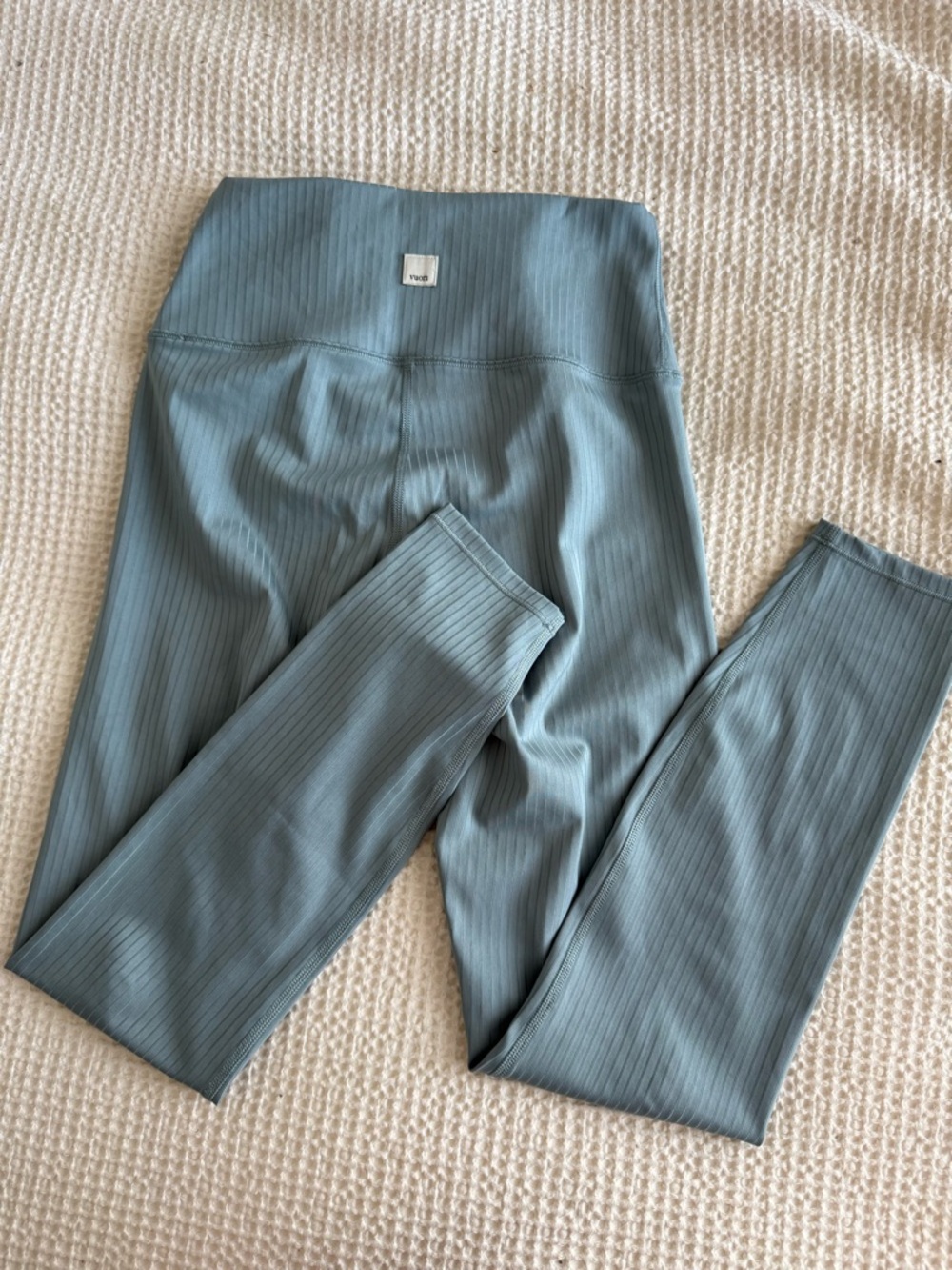 Vuori Inversion Rib Legging Mist Color XS - Picture 7 of 8